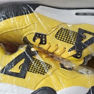 Kids Yellow and Black Sneakers